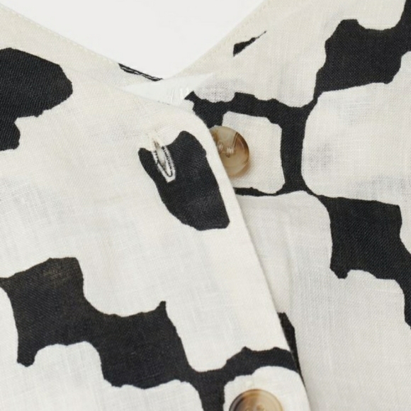 H&M linen designer Top - Picture 3 of 6